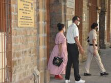 IN PICS: Bharti Singh and Harsh Limbachiya Clicked At NCB Office As They Were Taken For Medical