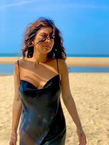 'Naagin 4' Actress Nia Sharma Sizzles In Black Dress, Shares PICS From Goa Vacation