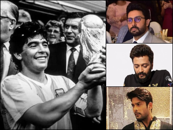 Diego Maradona Passes Away At 60: Abhishek Bachchan Riteish Deshmukh Sidharth Shukla And Others Mourn the Death Of The Football Legend Diego Maradona Passes Away At 60: Abhishek Bachchan, Riteish Deshmukh, Sidharth Shukla And Others Mourn the Death Of The Football Legend