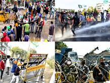 IN PICS: Vigil Stepped Up In Delhi Bordering Areas As Farmers Continue Protest; Tear Gas, Water Cannon Used In Ambala & Karnal