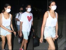 PICS: Deepika Padukone Grooves To Music As She Arrives Back From Shoot; Twins With Co-Star Siddhant Chaturvedi