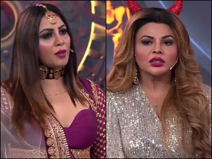 Bigg Boss 14 Finale: Arshi Khan & Rakhi Sawant FIGHT In front Of Salman Khan During Weekend Ka Vaar Video Bigg Boss 14 Finale: Arshi Khan & Rakhi Sawant FIGHT In Front Of Salman Khan