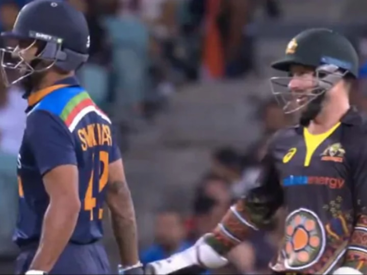 India vs Australia: Matthew Wade fails to pull off an MS Dhoni like stumping, tells Shikhar Dhawan he is not MS Dhoni Watch | 'Not Quick Enough Like Dhoni': Wade Tells Dhawan After Failed Stumping Attempt