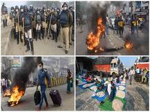 IN PICS: Farmers Stage Bharat Bandh Protests Across Nation; Normal Lives In Disarray At Many Places