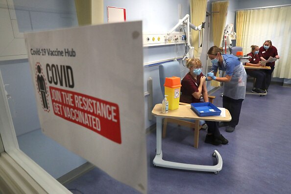 The second person vaccinated was 81-year-old William Shakespeare from Warwickshire, who said he was