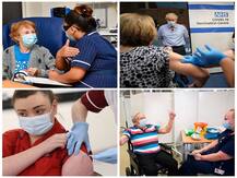 IN PICS | UK Embarks On 'Marathon' Covid-19 Vaccination Drive With 90-Yr-Old Getting First Shot