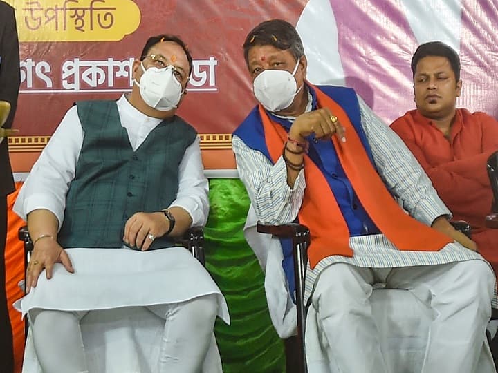 Nadda is now in Kolkata on a two-day visit to take stock of the state BJP's activities and participate in an ongoing mass outreach campaign, which was taken up ahead of the assembly election due in April-May next year. (Image: PTI)