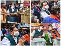 IN PICS | JP Nadda Bolsters BJP's Outreach In Mamata's Turf Ahead Of Bengal Polls