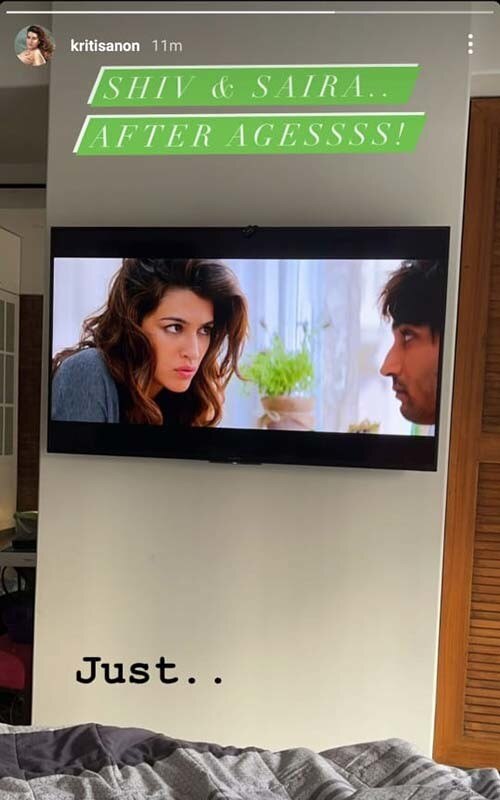 Kriti Sanon Watches Late Sushant Singh Rajput’s ‘Raabta’ During Her Quarantine Period, After Announcing She’s Tested Positve For Covid-19!