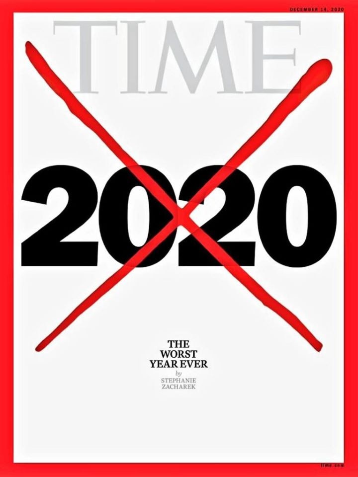 TIME Magazine Crosses Out The Year '2020' In Red; Know The History Behind Its Rare Red Cross TIME Magazine Crosses Out The Year '2020' In Red; Know The History Behind Its Rare Red Cross