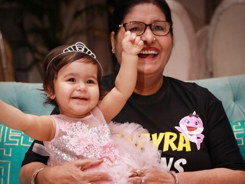 kapil sharma anayra daughter beaming granddaughter aww