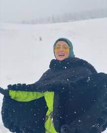 PICS: EX Bigg Boss Contestant Sana Khan Enjoys Dreamy Honeymoon With Hubby In Gulmarg