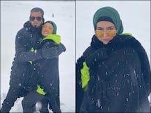 PICS: EX Bigg Boss Contestant Sana Khan Enjoys Dreamy Honeymoon With Hubby In Gulmarg