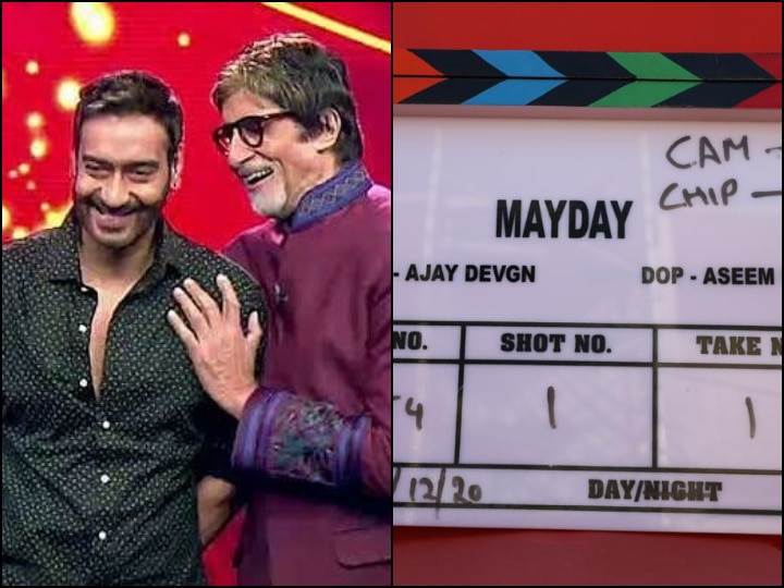 Ajay Devgn Rakul Preet Mayday Release Date Ajay Devgn Amitabh Bachchan Start Shooting For Mayday Film Ajay Devgn & Big B Start Shooting For 'Mayday'; Film To Release On THIS Date