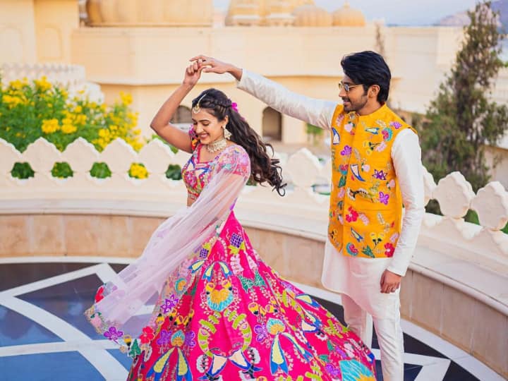 Niharika posted this photo from her pre-wedding function along with the caption, 