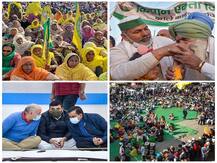 IN PICS | Farmer Leaders Sit On Day-Long Hunger Strike As Deadlock Over Agri Laws Enters Day 19