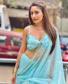 Surbhi Chandna In 'Shades Of Blue': Check Out 'Naagin 5' Actress Latest Pics In 'Colours Borrowed From Sea'