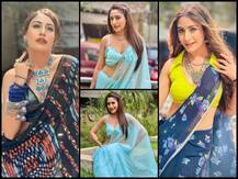 Surbhi Chandna In 'Shades Of Blue': Check Out 'Naagin 5' Actress Latest Pics In 'Colours Borrowed From Sea'