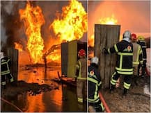 IN PICS: 2 Iraqi Oil Wells Set ABLAZE In 'Terror Attack’ By IS Militants