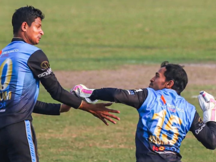 Mushfiqur Rahim's on-field spat with Nasum Ahmed Photo: AFP