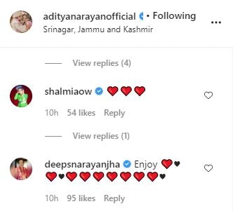 PIC: 'Indian Idol 12' Host Aditya Narayan & Wife Shweta Agarwal Enjoy Their Honeymoon In Kashmir