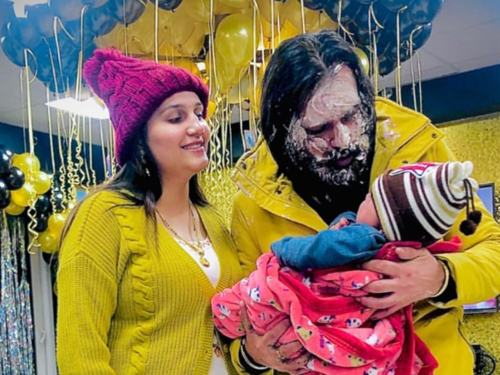 Bigg Boss 11 Sapna Chaudhary Shares PIC Of Newborn Son As She Celebrates Husband Veer Sahu Birthday Bigg Boss 11's Sapna Chaudhary Shares PIC Of Newborn Son As She Celebrates Husband's Birthday After Wedding