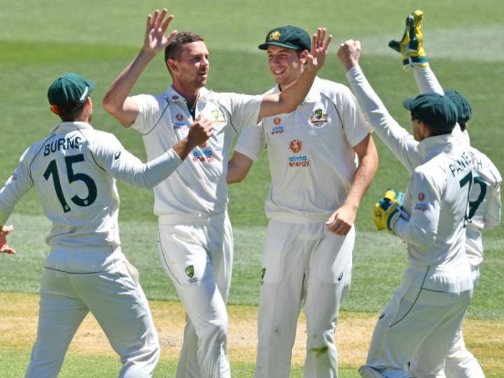 India vs Australia Pink test match Day 3 live and highlights Virat Kohli Team falls IND vs AUS, 1st Test Day 3: Cummins, Hazlewood Wreak Havoc As India Register Their Lowest-Ever Total In Test Cricket