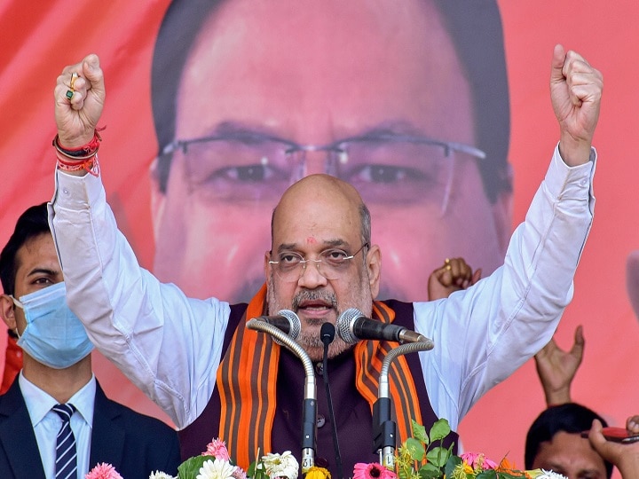 Union Home Minister Amit Shah Attacks Congress In Manipur, Lauds Development Work Done By BJP Union Home Minister Amit Shah Attacks Congress In Manipur, Lauds Development Work Done By BJP