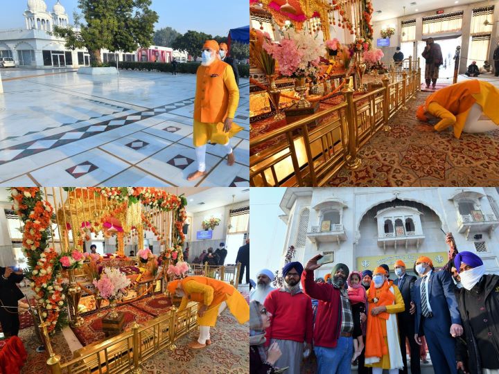 Amid Farmers' Protest, PM Modi Makes Unscheduled Visit To Gurudwara Rakab  Ganj Sahib, Pays Tribute To