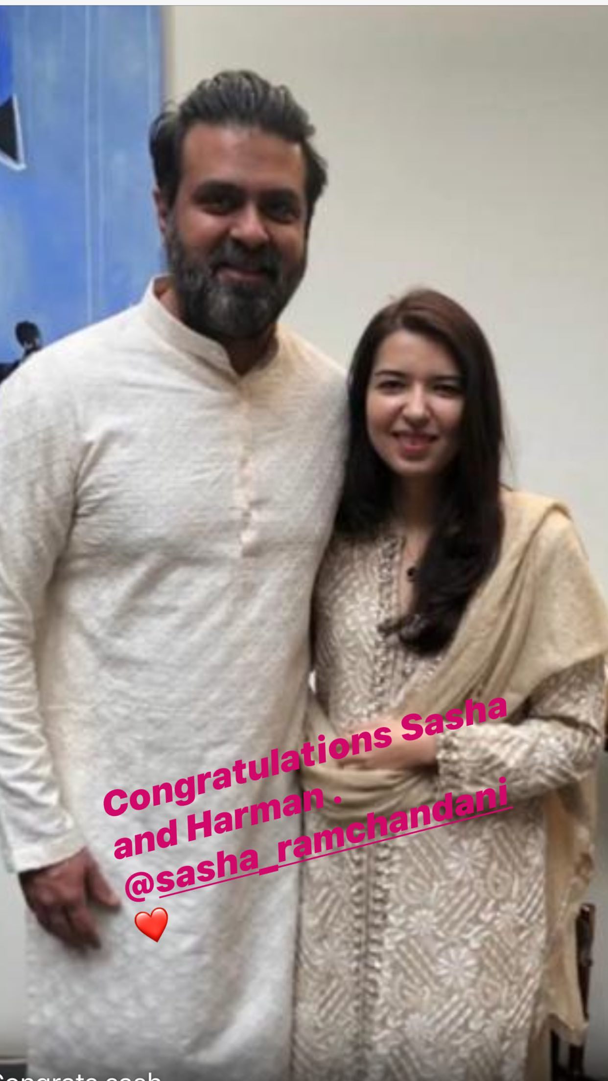 Harman Baweja Gets Engaged To Sasha Ramchandani, Sister Rowena Shares PIC From Roka Ceremony