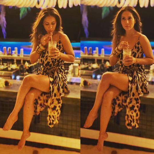 The actress was in news for her relationship with actor Harshvardhan Rane. However the duo parted ways after their brief dating.