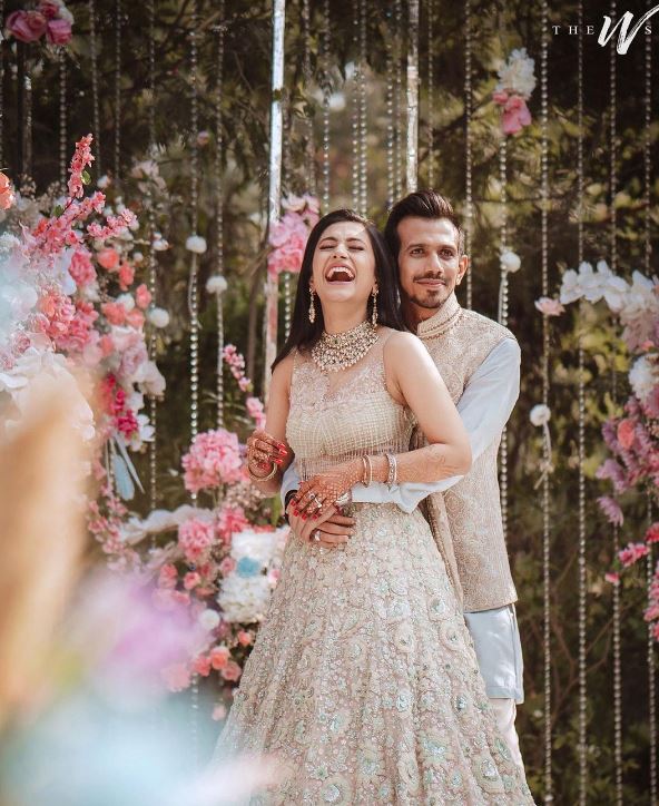 NewlyWed Yuzvendra Chahal Shares UNSEEN Photos With Dhanashree From His Engagement Day Flaunting Their Rings