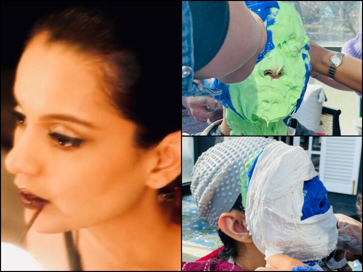 Kangana Ranaut Shares Pictures Of Prosthetic Measurement For Dhaakad Reveals The Spy Flick Will Go On Floors In January Kangana Ranaut Shares Pictures Of Prosthetic Measurement For ‘Dhaakad’; Reveals The Spy Flick Will Go On Floors In January