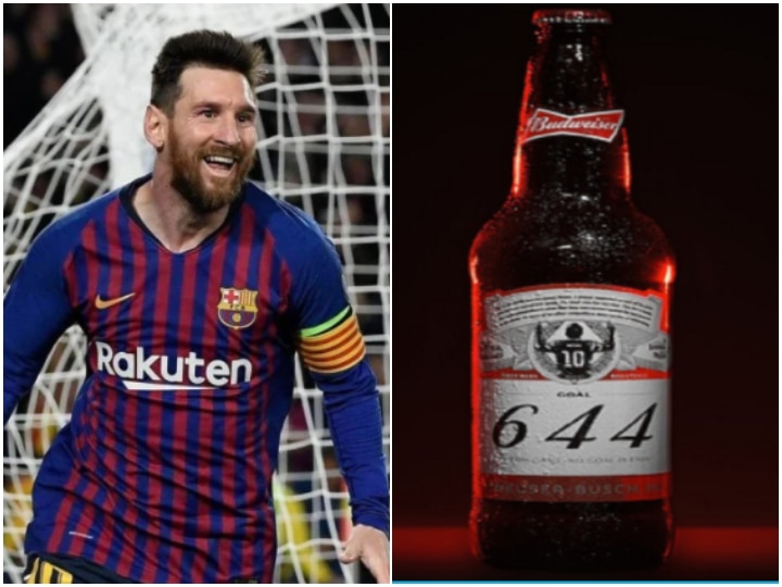 Budweiser send bottle beer to goalkeepers who conceded Lionel Messi goals Budweiser Honours Lionel Messi's 644th Career Goal By Gifting Beer Bottle To Every Goalkeeper He Scored Against