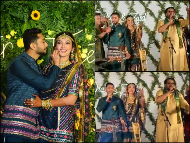 Gauahar Khan Zaid Darbar Wedding Ismail Darbar Sings Tadap Tadap Ke Hum Dil De Chuke Sanam Video WATCH: Ismail Darbar Sings 'Tadap Tadap' At Gauahar Khan-Zaid Darbar's Pre-Wedding Function