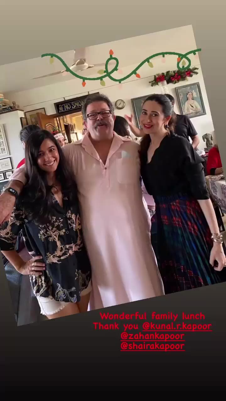 Kunal Kapoor hosted the annual Kapoors' Christmas lunch at his residence in Mumbai.