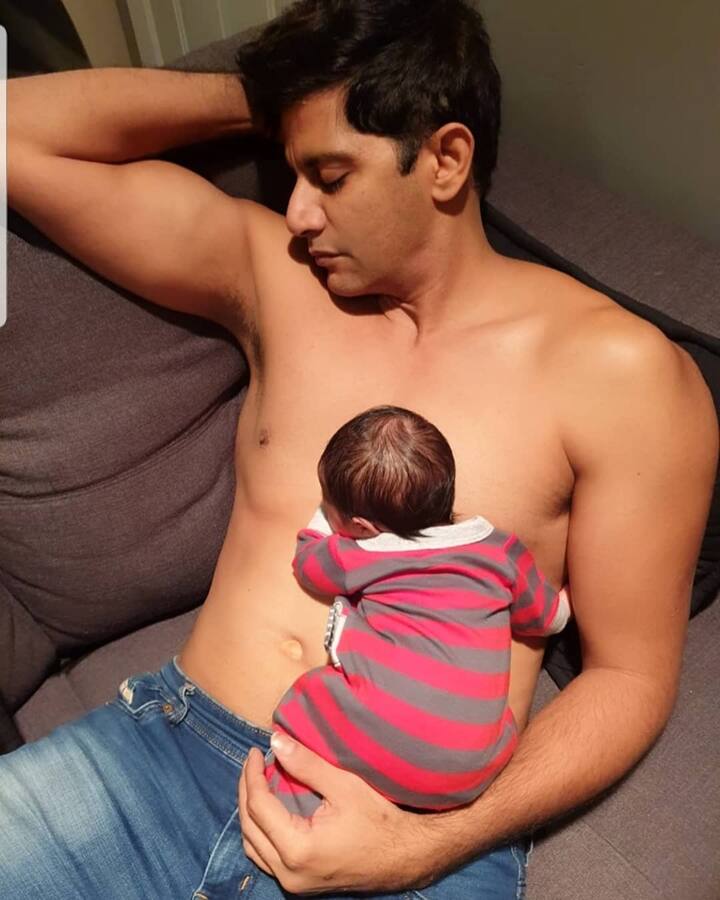 'Bigg Boss 12' contestant Karanvir Bohra and his wife Teejay Sidhu welcomed another little bundle of joy into their lives on December 20, 2020. The couple, who is parents to twins Raya Bella Bohra and Vienna Bohra, was blessed with a baby girl last week. (All PICS Credit: Instagram) 