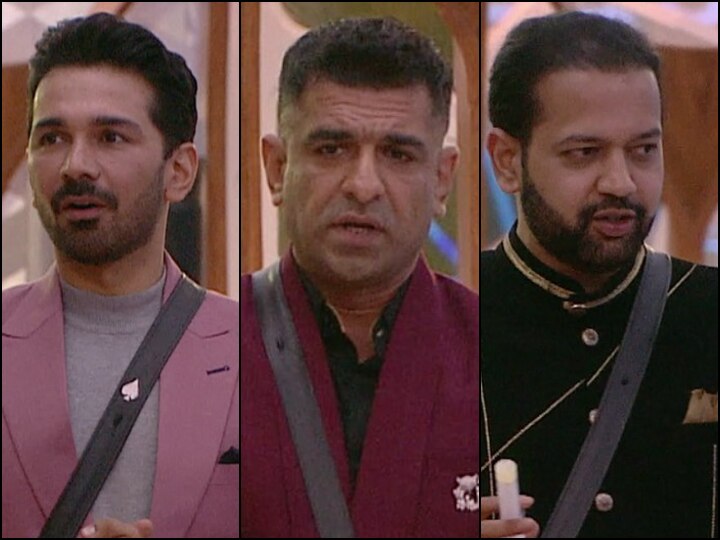 Bigg Boss 14 Elimination: Eijaz Khan, Abhinav Shukla Or Rahul Mahajan, Who Will Get Evicted On Weekend Ka Vaar? Bigg Boss 14 Elimination:  Abhinav Shukla, Eijaz Khan Or Rahul Mahajan, Who Will Get Evicted?