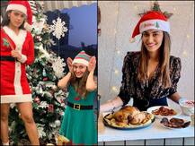 PICS: Erica Fernandes Celebrates Christmas 2020 With Her 'Kasautii Zindagii Kay 2' Co-Stars