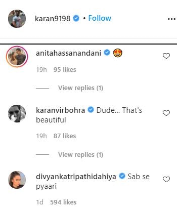 Karan Patel Shares PIC Of Daughter, Revealing Her Full Face; Divyanka Tripathi Drops Cute Comment