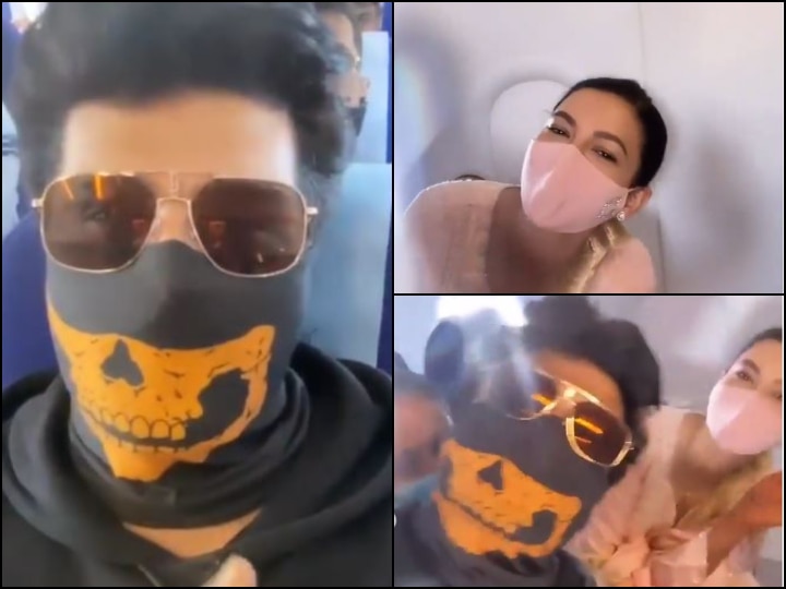 Kushal Tandon Bumps Into Gauahar Khan In Lucknow Flight, Wishes Her On Marriage With Zaid Darbar Happenstance? Kushal Tandon Meets Ex-GF Gauahar Khan In Flight, Here's How He Wished 'BB 7' Winner On Her Marriage