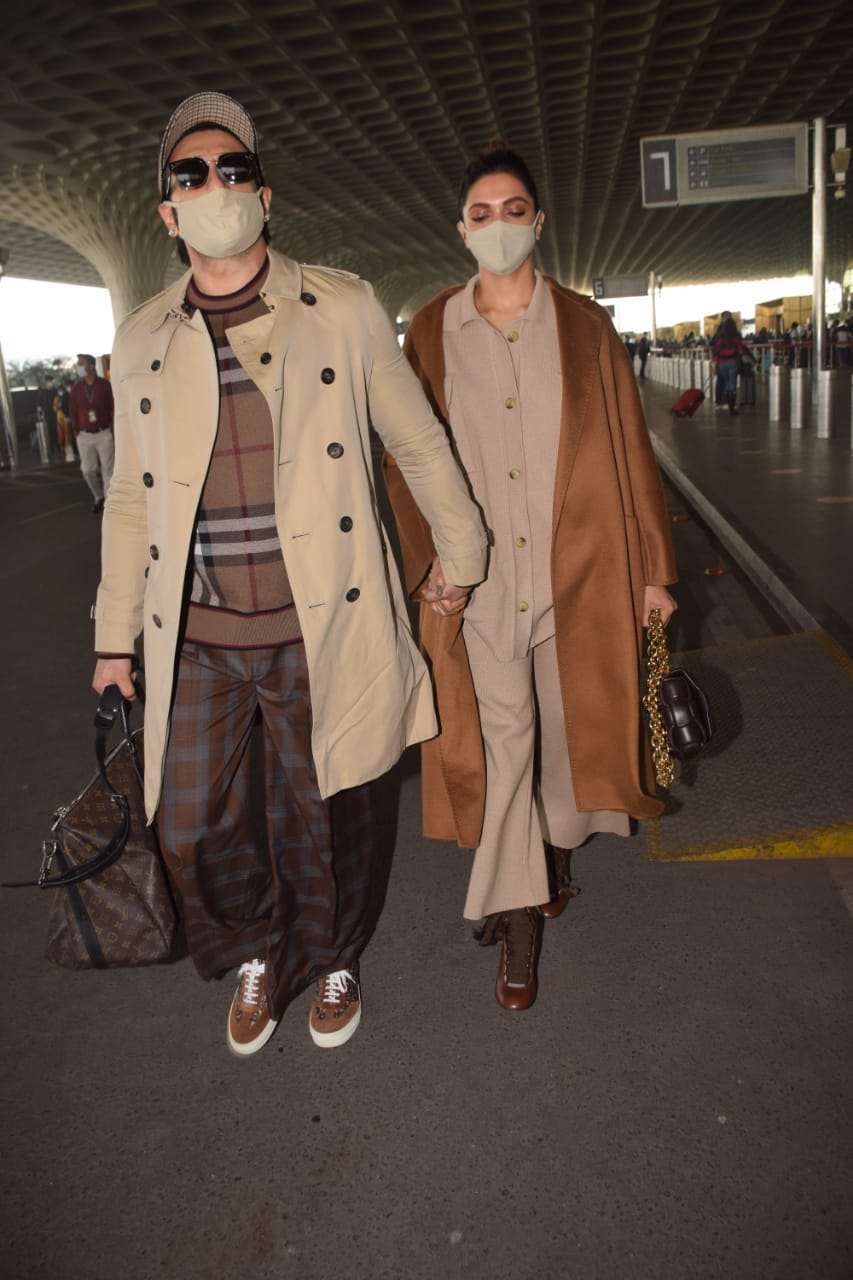 Ranveer And Deepika's Airport Looks Prove That Couples Who Slay Together, Stay Together! Takes Off On Romantic NEW YEAR Getaway