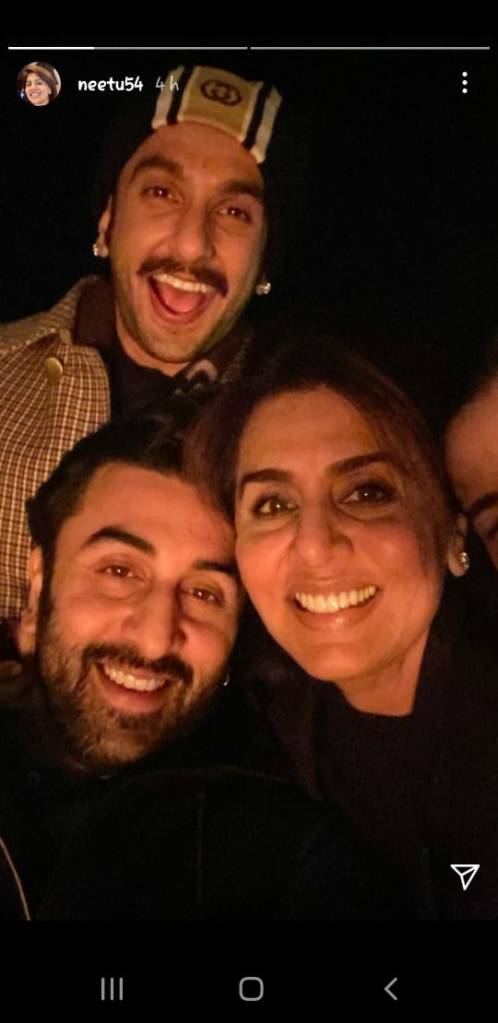 Ranbir Kapoor And Ranveer Singh Ring In New Year Together; Neetu Kapoor Shares Selfie