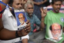 PICS: Disappointed With Rajinikanth's Decision To Drop Political Plans, Fans Stage Protest Outside His House In Chennai, Spotted Holding Placards