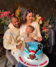 Hardik Pandya & Natasa Stankovic's Son Agastya Turns 5-Month-Old, Couple Shares CUTE PICS From Celebrations