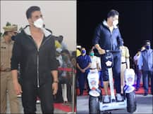 PICS: Mumbai Police Launches Electric Scooters For Patrolling, Akshay Kumar Rides Segway At Event
