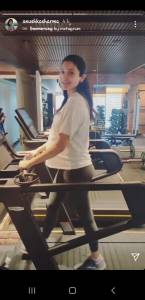 Anushka Sharma Goes For A Jog On The Treadmill Ahead Of Her Due Date; Works Out Like A Pro