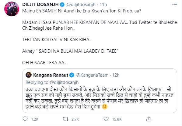 Diljit Dosanjh Offers Kangana Ranaut His PR Person's Job, Says 'Don't Think PUNJABIS Will Forget What You've Done