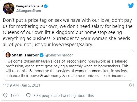 Twitter War Between Shashi Tharoor And Kangana? Politician Responds To Ranaut's Tweet