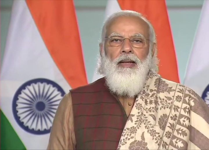 PM Modi Inaugurates Pravasi Bharatiya Divas Convention, ‘Atmanirbhar Bharat’ This Year’s Theme PM Modi Inaugurates Pravasi Bharatiya Divas Convention, 'World Awaits India's Massive Inoculation Programme'